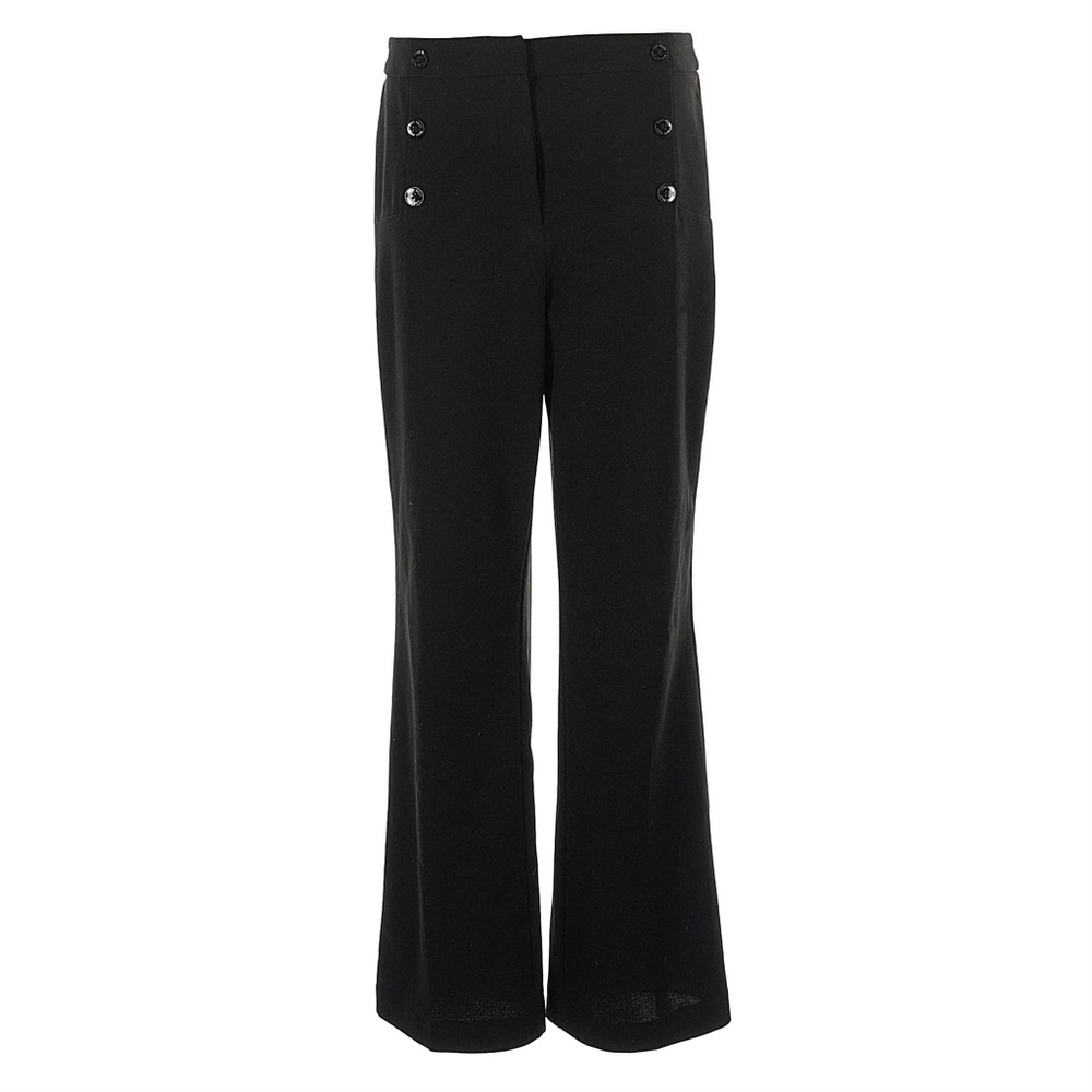 Nine West Sailor Button Black Dress Pants